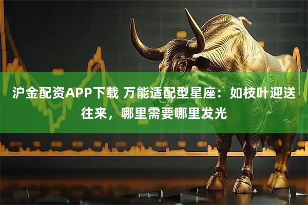 沪金配资APP下载 万能适配型星座：如枝叶迎送往来，哪里需要哪里发光
