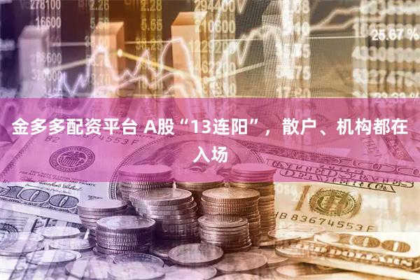 金多多配资平台 A股“13连阳”，散户、机构都在入场